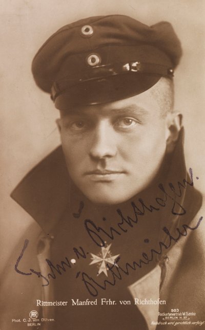 صورة لمانفريد فون ريشتهوفن 1892-1918 ، 1918. بواسطة برلين . استوديو الصور CJ Dühren