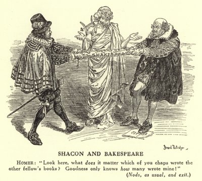 Shacon and Bakespeare - تأليف شكسبير (نقش) بواسطة برنارد (بعد) الحجل