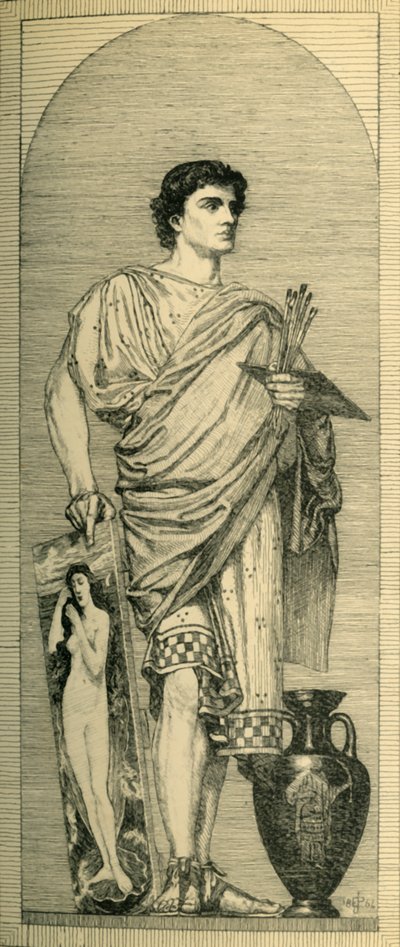 Apelles: تصميم لفسيفساء ، c1864 ، 1881. بواسطة برنارد كولير