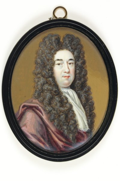 Edmund Dummer, Civil Engineer, Surveyor Of The Navy (watercolor on ivory) بواسطة عدسة برنارد الثالث