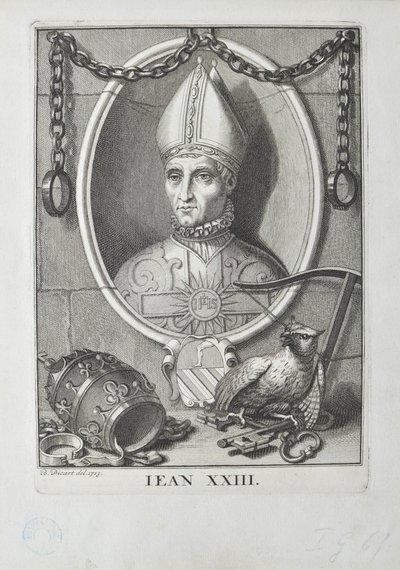 Antipope John XXIII Baldassare Cossa ، 1713. بواسطة برنارد بيكارت