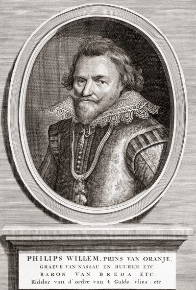 صورة فيليب ويليام أمير أورانج (1554-1618) بواسطة برنارد بيكارت