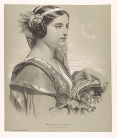 تجسيد الصيف دراسات كبيرة في نوعين من الطباشير (عنوان السلسلة) Grande étude aux deux crayons (عنوان السلسلة على الكائن) بواسطة فرانسوا ديلارو