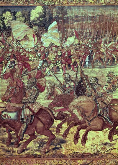 معركة بافيا ، 24 فبراير 1525 تفاصيل نسيج 156716 بواسطة برنارد فان أورلي