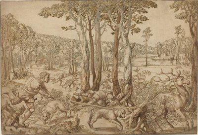 The Hunts of Maximilian: The Stag Hunt (أغسطس) بواسطة برنارد فان أورلي