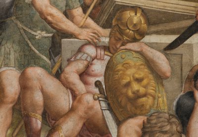 Counterfaccata ، برناردينو جاتي ، القيامة 1529 ، التفاصيل بواسطة برناردينو جاتي