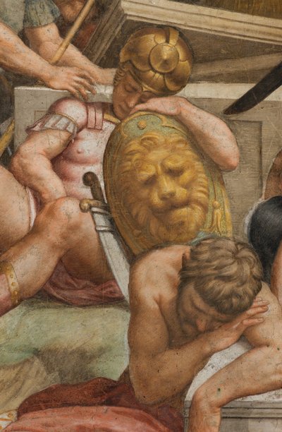 Counterfaccata ، برناردينو جاتي ، القيامة 1529 ، التفاصيل بواسطة برناردينو جاتي