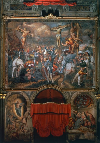 Crucifixion and Deposition بواسطة برناردينو جاتي