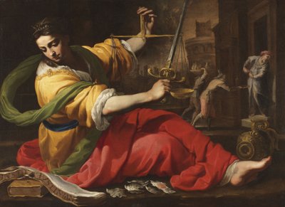 Allegorie de la Justice - Allegory of Justice بقلم مي ، برناردينو (1612-1676). زيت على قماش بواسطة برناردينو مي