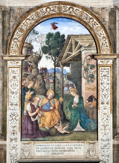 العشق من فريسكو الرعاة بواسطة Pinturicchio (برناردينو دي بيتو) (1454-1513) 1484-1492 بازيليك سانتا ماريا ديل بوبولو (كنيسة سانتا ماريا ديل بوبولو) ، كابيلا باسو ديلا روفر روما إيطاليا بواسطة برناردينو دي بيتو بينتوريتشيو