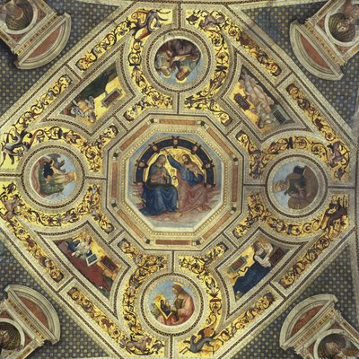 قبو الكاهن ، سانتا ماريا ديل بوبولو ، روما ، c.1484-92 بواسطة برناردينو دي بيتو بينتوريتشيو