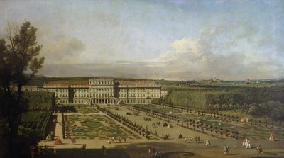 قصر وحدائق شونبرون 1759-61 بواسطة برناردو بيلوتو (كاناليتو)