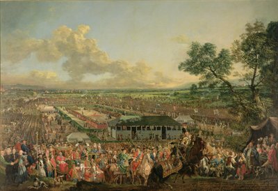 انتخاب الملك ستانيسلاوس أوغسطس (1764-95) بواسطة برناردو بيلوتو (كاناليتو)