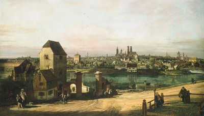 منظر لميونيخ ، ج. 1761. بواسطة برناردو بيلوتو (كاناليتو)