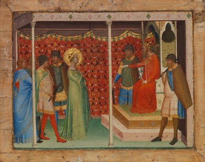 سانت ريبراتا قبل الإمبراطور ديسيوس كاليفورنيا. 1338-40. بواسطة برناردو دادي