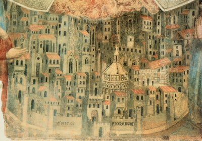 View of Florence, detail from 