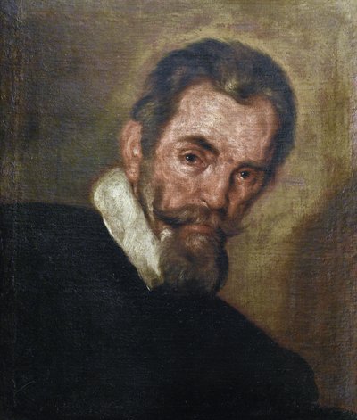 صورة للمؤلف الموسيقي كلوديو مونتيفيردي (1567-1643) بواسطة ستروزي ، برناردو (1581-1644) مجموعة خاصة بواسطة برناردو ستروزي