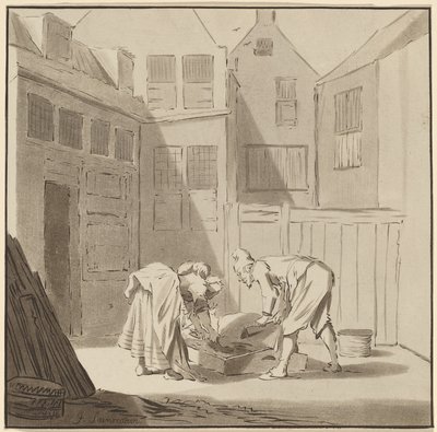 ذبح الخنازير ، 1778 ، تم نشره عام 1787. بواسطة برنارد شرودر