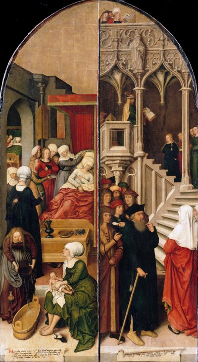 أجنحة Schussenried Altar ، القرن السادس عشر بواسطة برنارد ستريجل