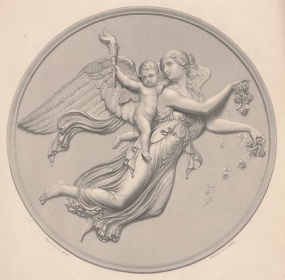 الصباح ، رسمه FR Roffe (من 1850 إلى 1863) ، نقش بواسطة William Callio Roffe (1817-89) ، منتصف القرن التاسع عشر (نقش نقش) بواسطة بيرتل (بعد) ثورفالدسن