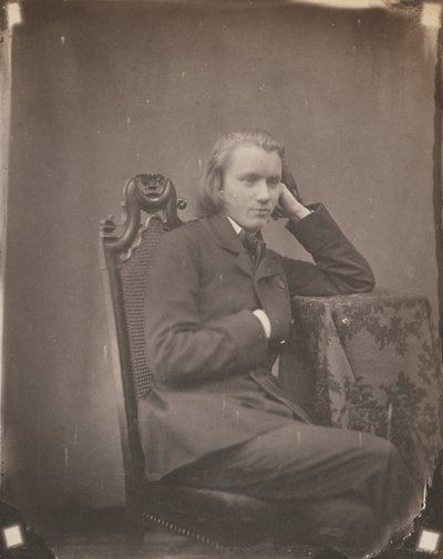 يوهانس برامز، لايبزيغ، 1853 (صورة) بواسطة بيرثا فينيرت بيكمان