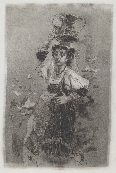 امرأة فلاحية من كامباجنا [سيوسيارا] ، 1870. بواسطة بيانكي موس