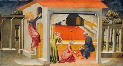 القديس نيكولاس توفير المهور ، 1433-1435. بواسطة Bicci di Lorenzo