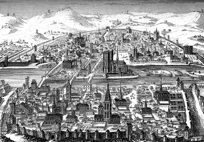 باريس ، فرنسا ، 1607. بواسطة بيسون وكوتارد