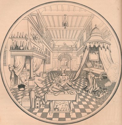 الكيميائي ، القرن السادس عشر ، 1849. بواسطة بيسون وكوتارد