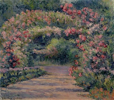 روز أربور في جيفرني (زيت على قماش) بواسطة Blanche Hoschede-Monet