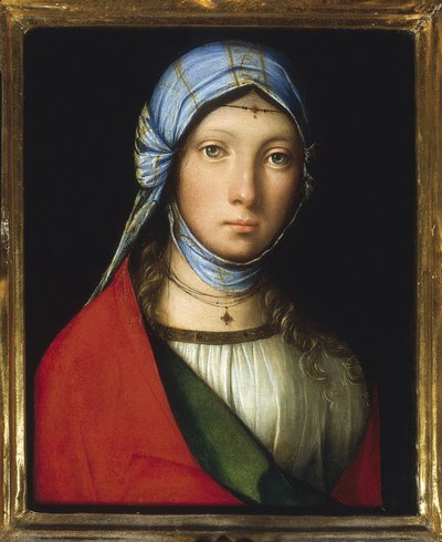 جيتان - فتاة غجرية - بوكاتشينو ، بوكاتشيو (1468-1525) - ح. 1505 - زيت على خشب - 24 × 19 - غاليري أوفيزي ، فلورنسا بواسطة بوكاتشيو بوكاتشينو