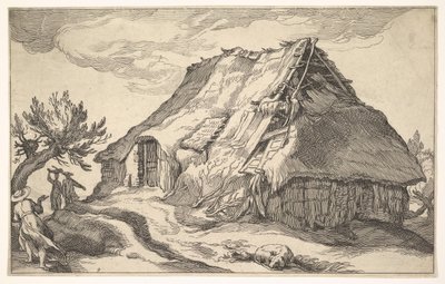 مناظر طبيعية مع مزرعة ، 1613. بواسطة Boetius Adams Bolswert