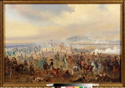 معركة لايبزيغ في أكتوبر 1813 (أو معركة الأمم ، حرب نابليون بواسطة بوجدان ويليوالد