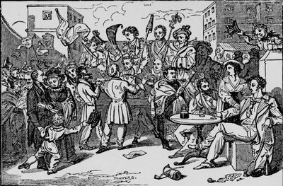 انتخابات وهمية في سجن الملوك بينش ، c1828 ، 1912 بواسطة بون