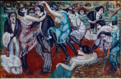 "مقهى الغناء" (مقهى الغناء) - لوحة بوريس دميترييفيتش غريغوريف (1886-1939) بواسطة بوريس دميتريفيتش جريجورييف
