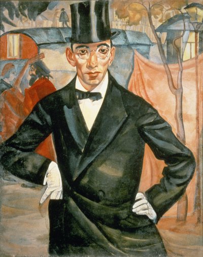 صورة لشرلنج ، من دورة الصور المسماة "وجه روسيا" ، 1900 بواسطة Boris Dmitrievich Grigoriev