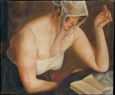 قراءة المرأة ، ج. 1922 بواسطة بوريس دميتريفيتش جريجورييف