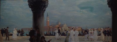 منتزه في البندقية ، 1907-1908 بواسطة بوريس ميخائيلوفيتش كوستودييف