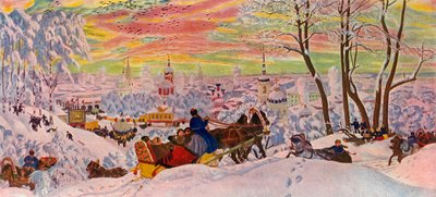 Shrove-Tide ، 1916 ، 1939. بواسطة بوريس ميخائيلوفيتش كوستودييف