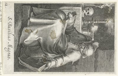 القديس باسيليوس الكبير مثل الناسك S. Basilius Magnus (العنوان على الكائن) الناسك (عنوان المسلسل) Sacra eremvs Ascetarvm (عنوان المسلسل) بواسطة إبراهيم بلويميرت