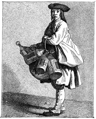 تاجر المصابيح ، 1737-1742. بواسطة Bouchardon