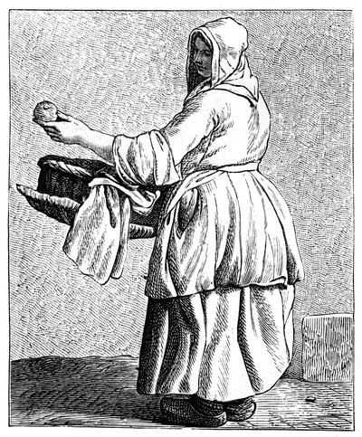 التفاح المخبوز !، 1737-1742. بواسطة Bouchardon