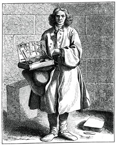مقص أو سكاكين ، 1737-1742. بواسطة Bouchardon