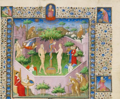 قصة آدم وحواء 1413-1415 بواسطة بوكيكوت ماستر ،