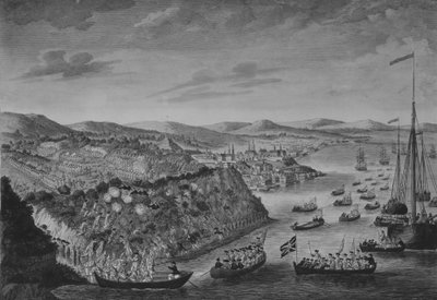 منظر لأخذ كيبيك ، 13 سبتمبر 1759 ، كاليفورنيا. 1760. بواسطة بولز وكارفر