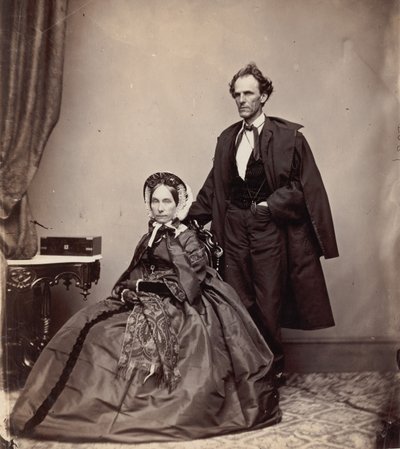 [عضو مجلس الشيوخ والسيدة جيمس هنري لين] ، 1861-1866. بواسطة برادي وشركاه