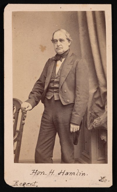 صورة هانيبال هاملين 1809-1891 ، 1857. بواسطة معارض برادي الوطنية للصور الفوتوغرافية
