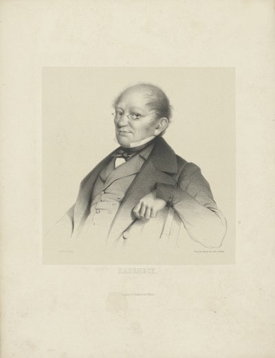 صورة الملحن فرانسوا أنطوان هابينيك 1781-1849 ، ج. 1840. بواسطة Breitkopf وهارتل