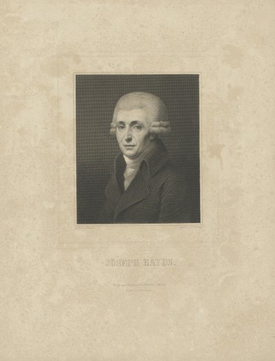 صورة الملحن جوزيف هايدن 1732-1809 ، ج. 1827. بواسطة Breitkopf and Härtel