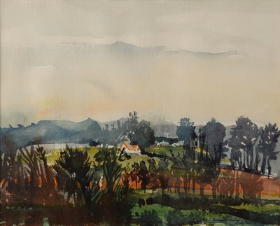 البيت من خلال الأشجار بواسطة بريندا برين بوكر